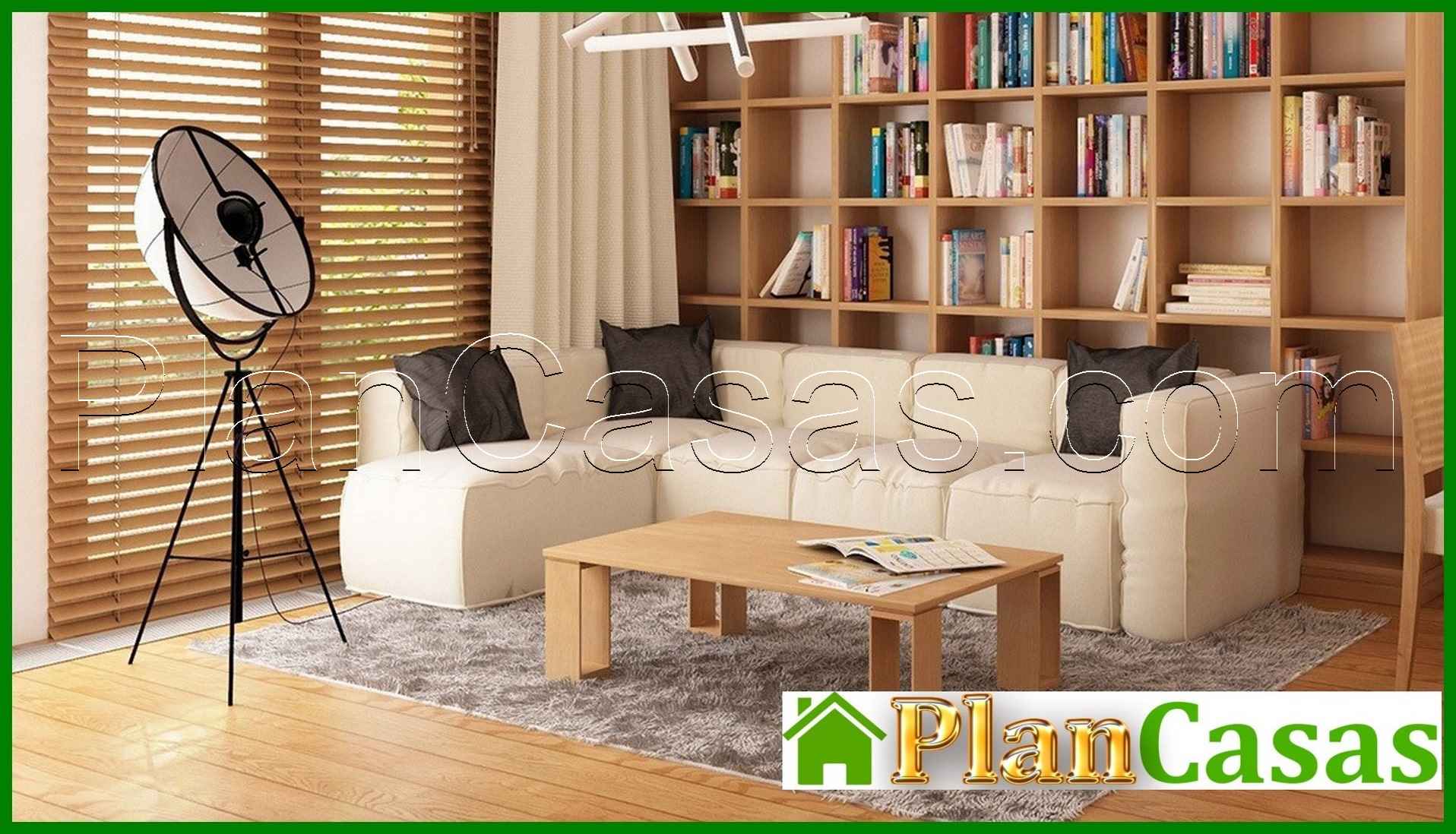 Visualization gallery - Project of a house with a multi-pitched roof, bay window and fireplace