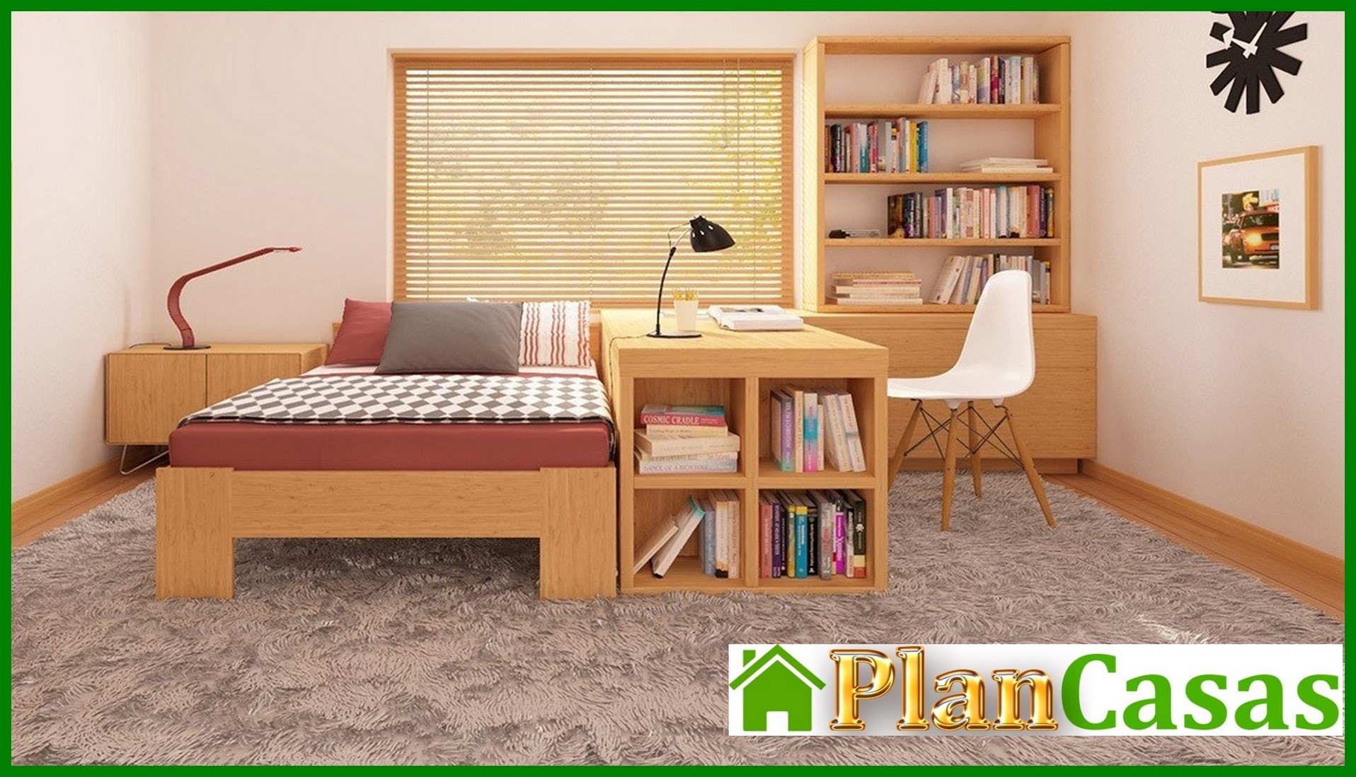 Visualization gallery - Project of a house with a multi-pitched roof, bay window and fireplace