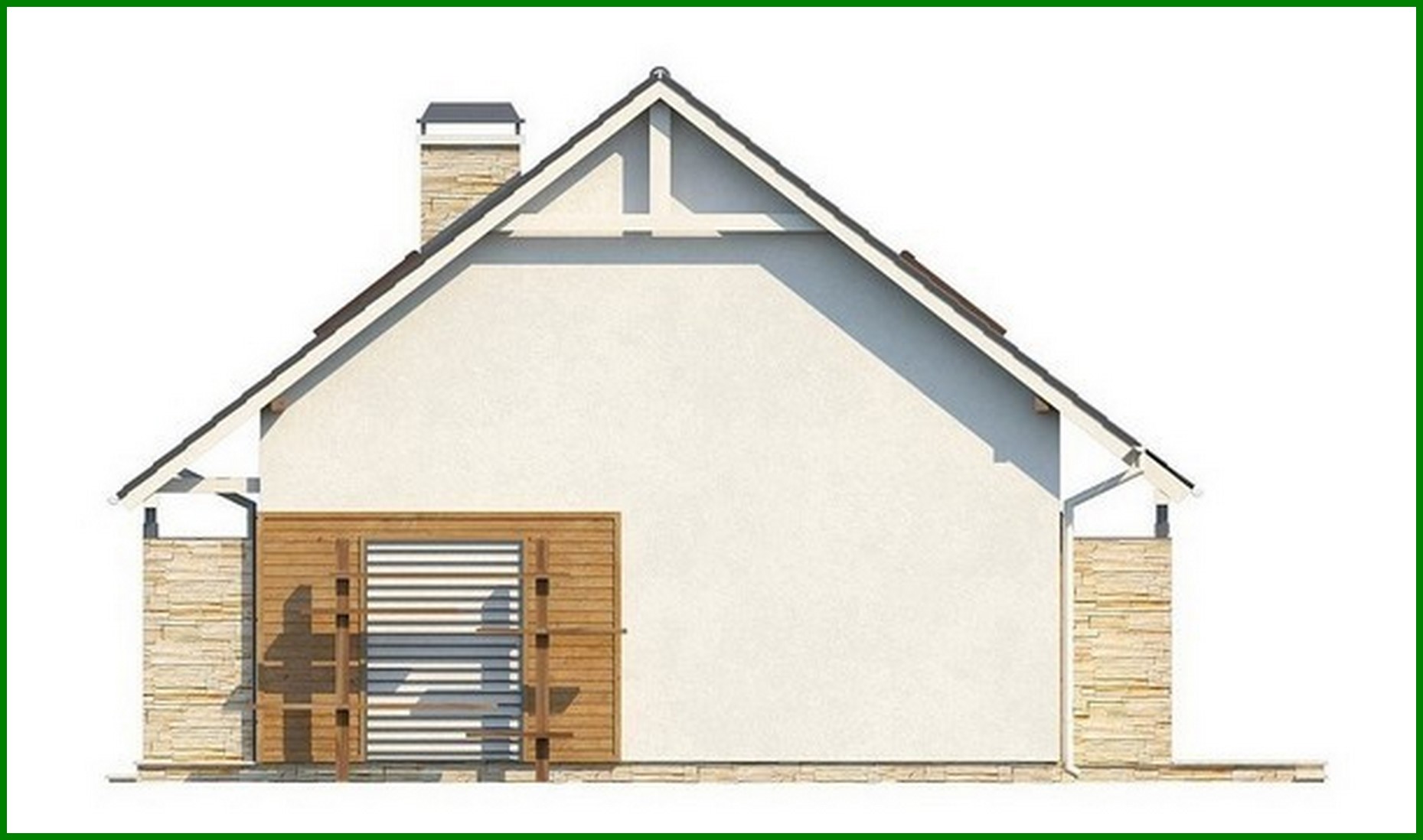 Visualization gallery - House project with an office on the ground floor