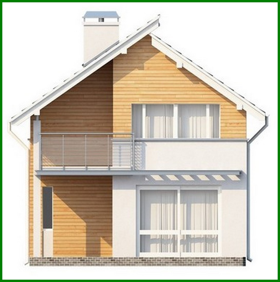 Visualization gallery - The project of a country energy-saving house for a narrow site