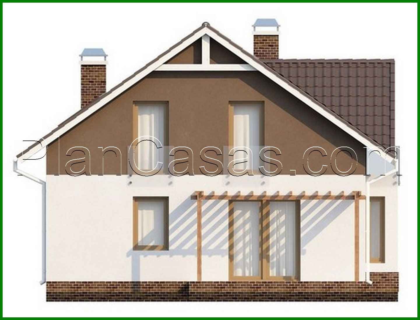 Visualization gallery - The project of a cozy house with a living area