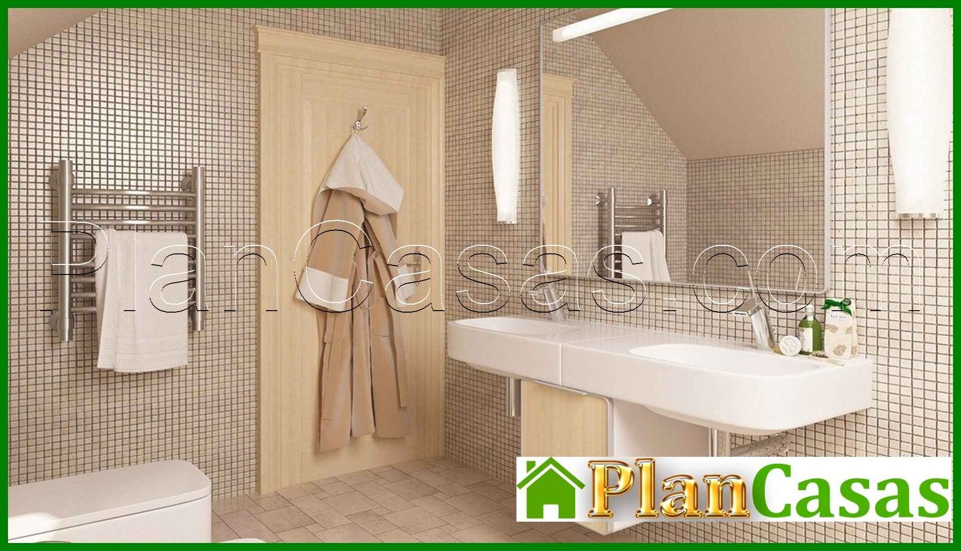 Visualization gallery - Cottage project with balconies