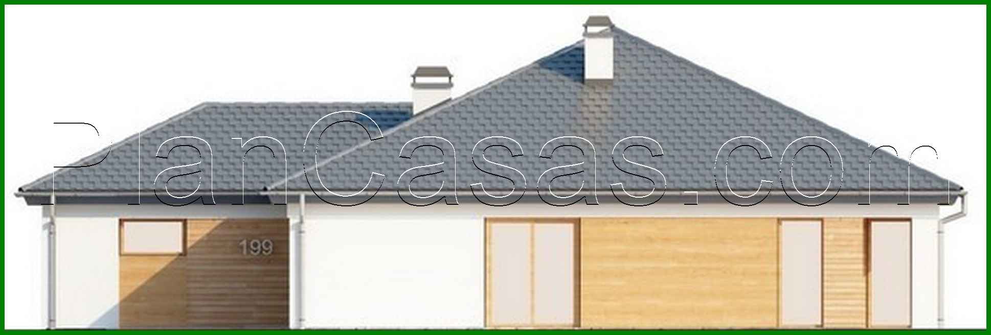 Visualization gallery - House project with frontal garage