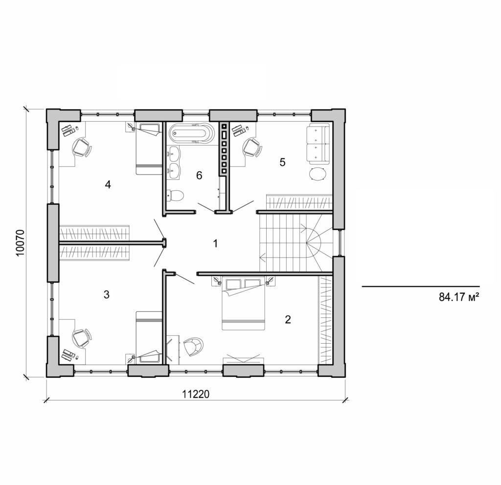 Visualization gallery - Two storey house