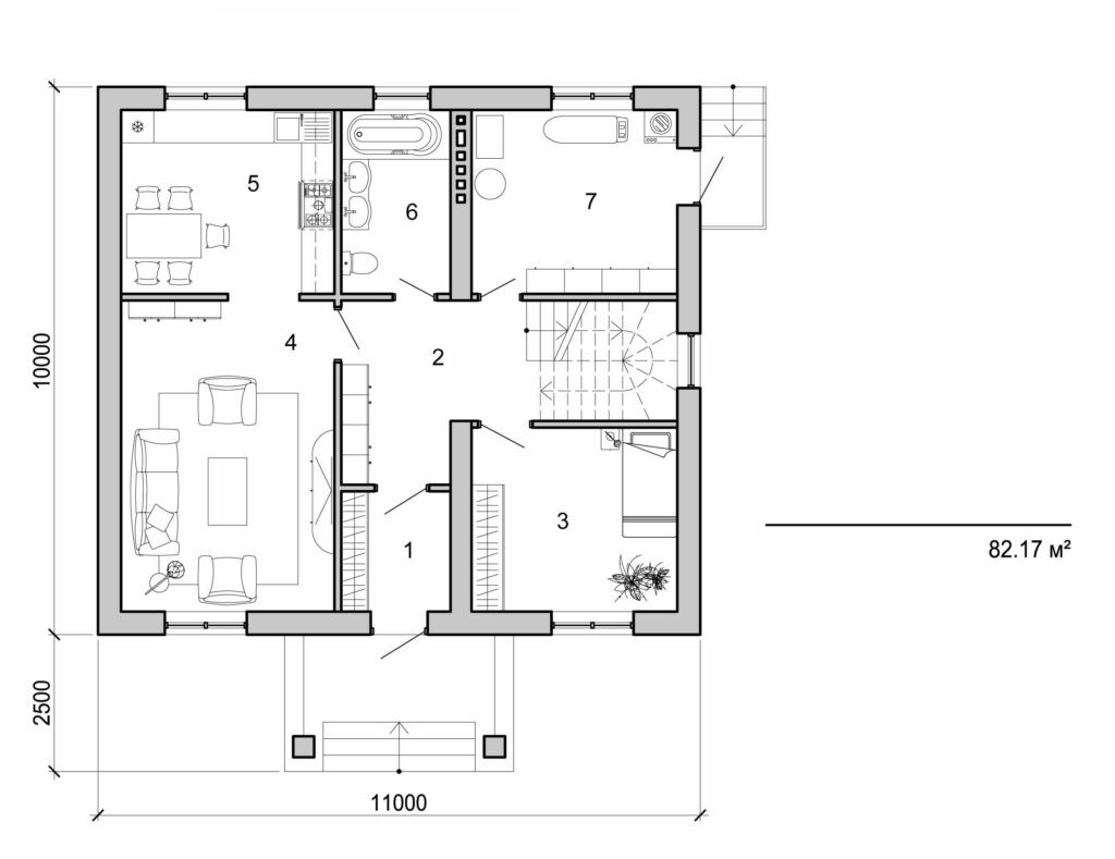 Visualization gallery - Two storey house