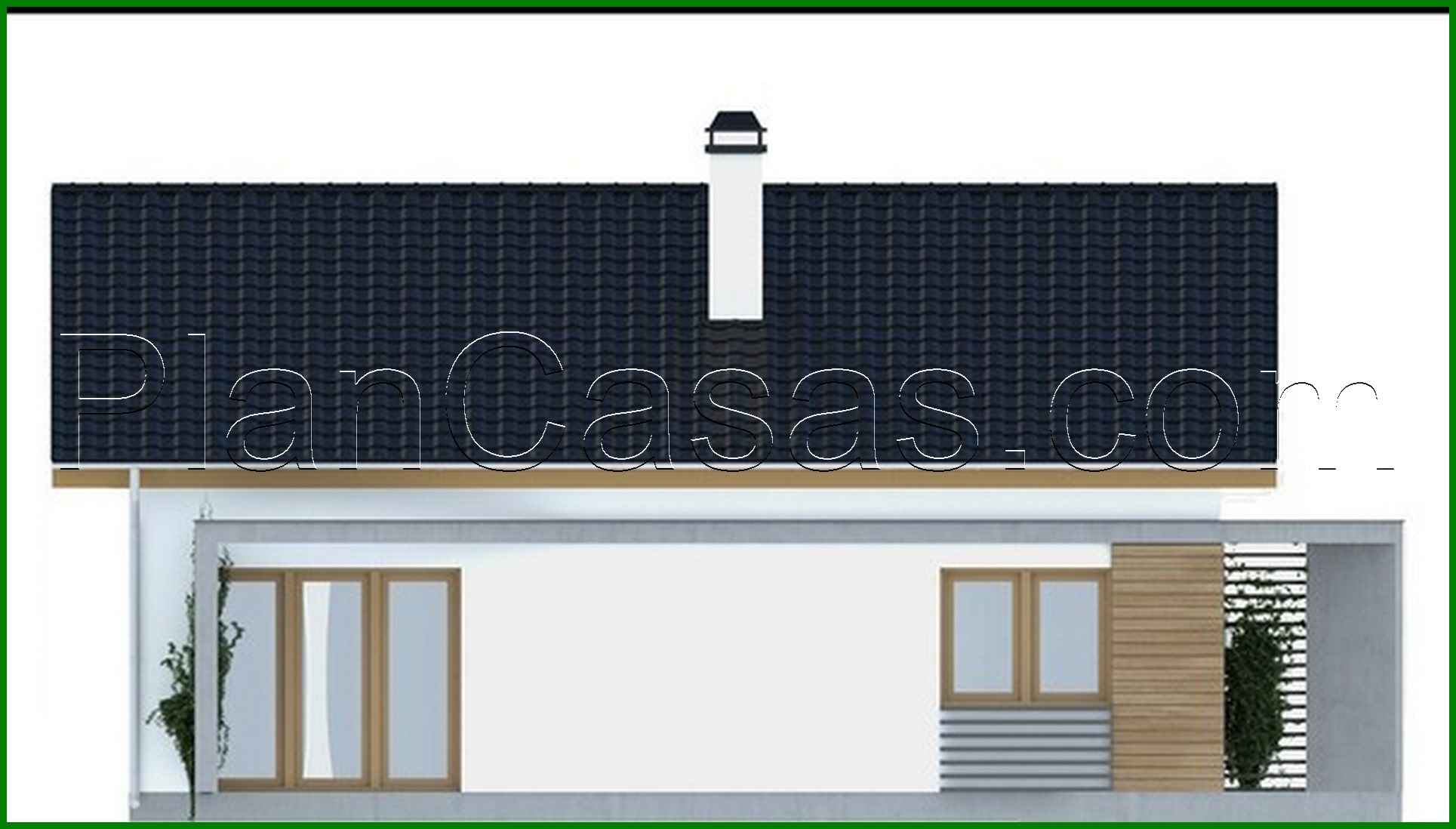 Visualization gallery - The project of a small cottage with an attic