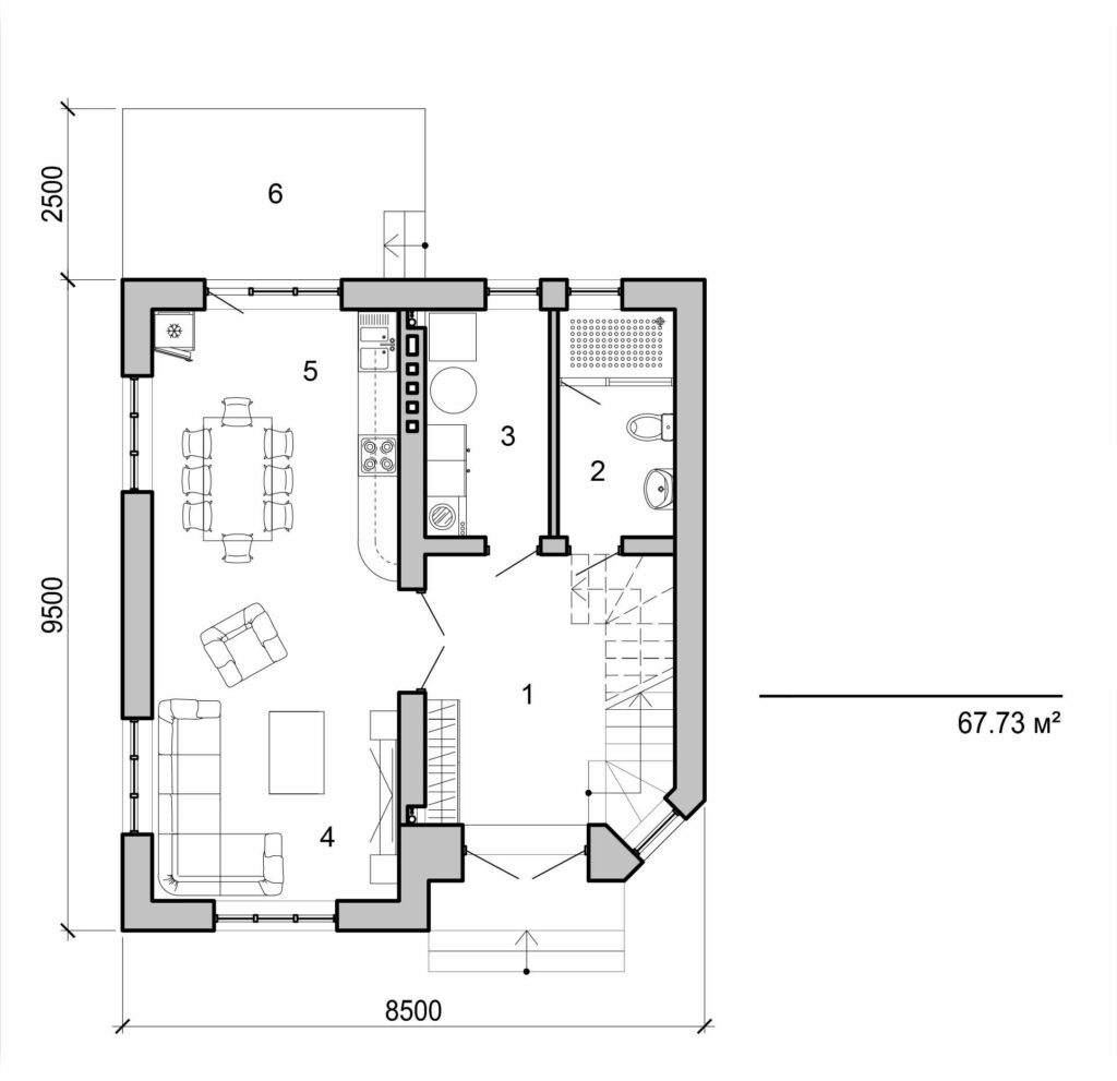 Visualization gallery - Two storey cottage