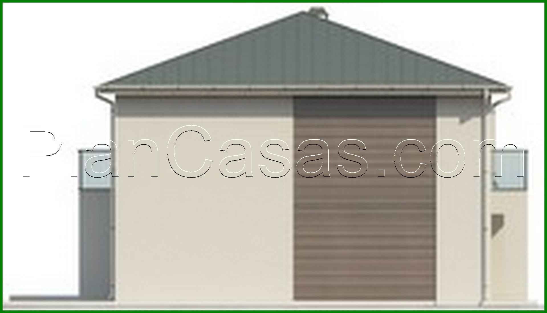 Visualization gallery - The project of a two-story house with large windows