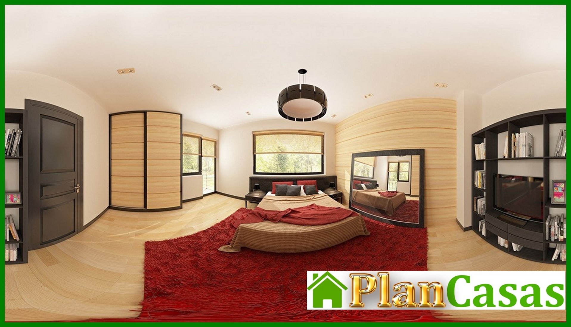 Visualization gallery - The project of a two-story house with a side garage