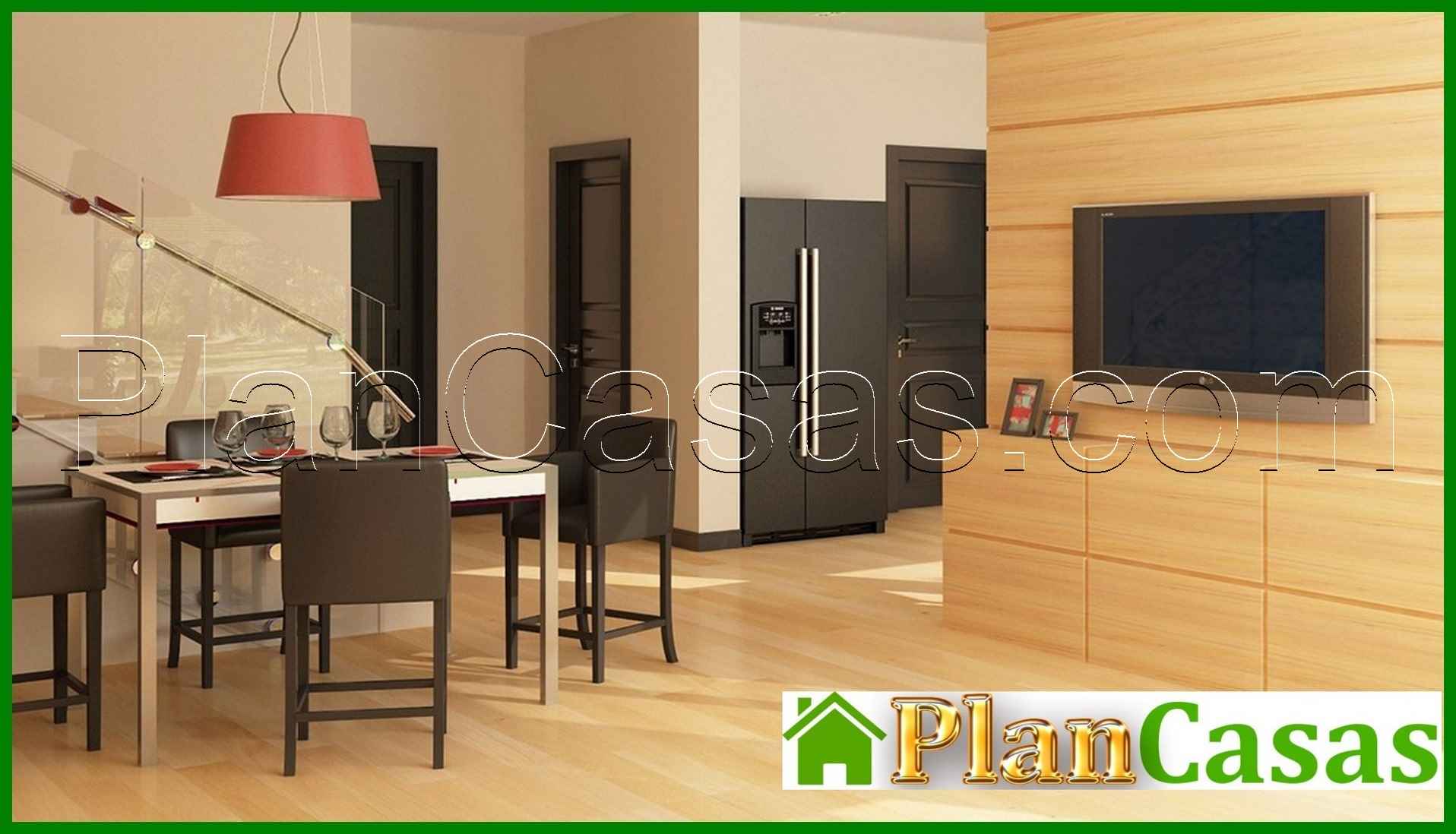 Visualization gallery - The project of a two-story house with a side garage