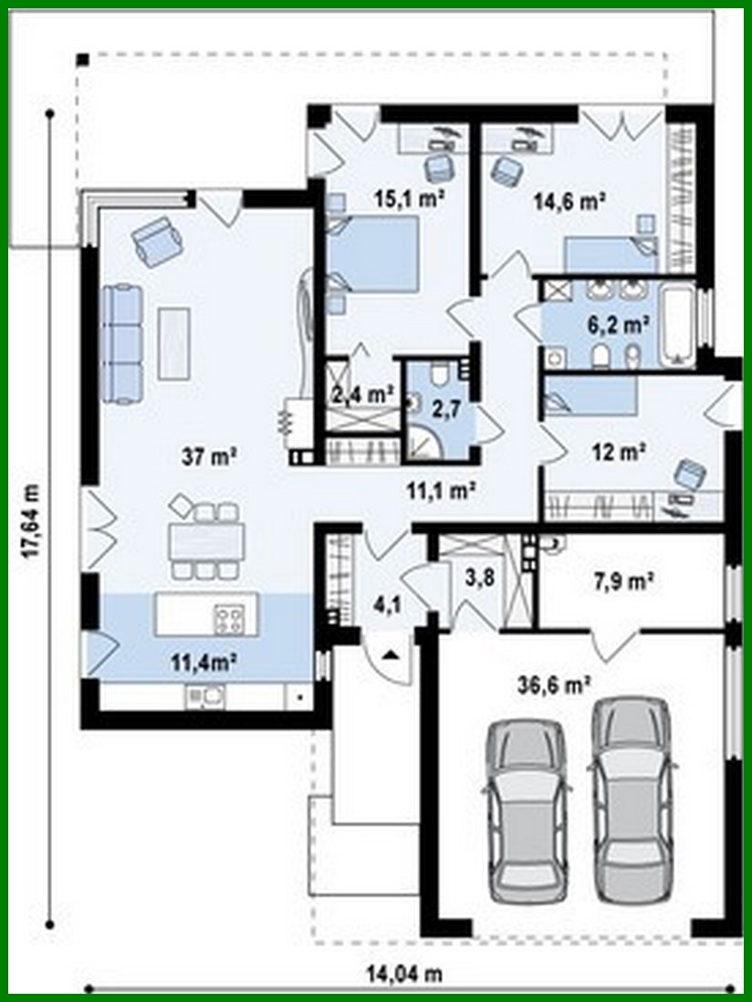 Visualization gallery - The project of the house in Art Nouveau style