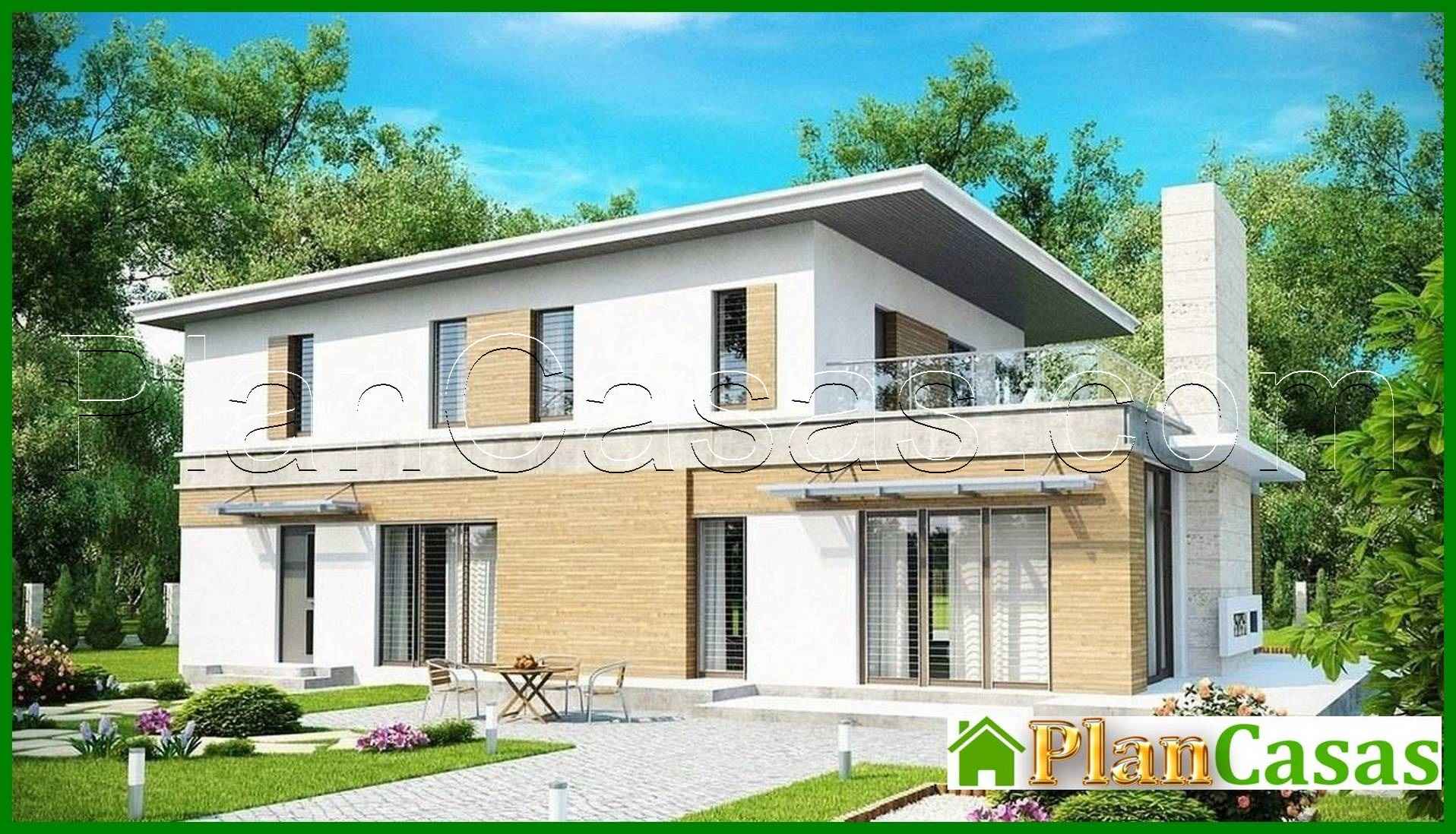 Visualization gallery - Project of a modern stylish cottage with a flat roof