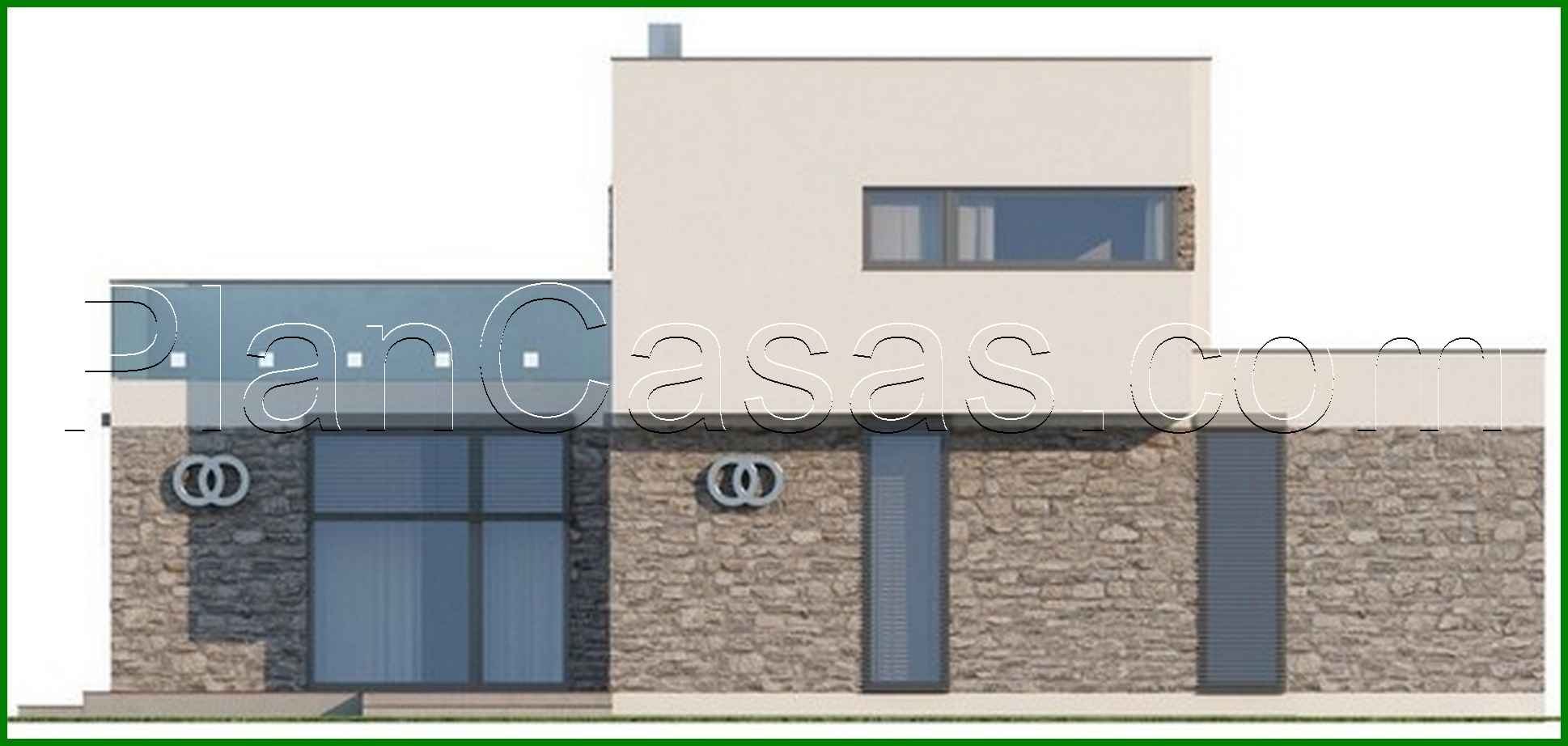 Visualization gallery - The project of a large mansion in the Art Nouveau style