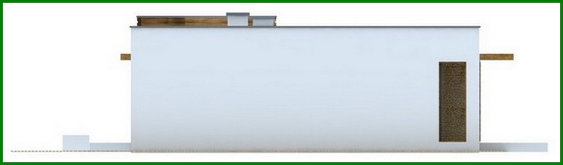 Visualization gallery - The project of a one-story bungalow-style cottage