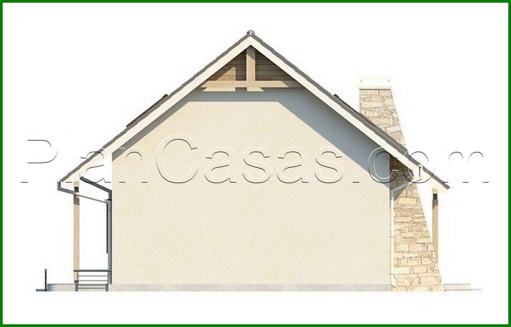 Visualization gallery - Project of a classic cottage with an office and a large bathroom