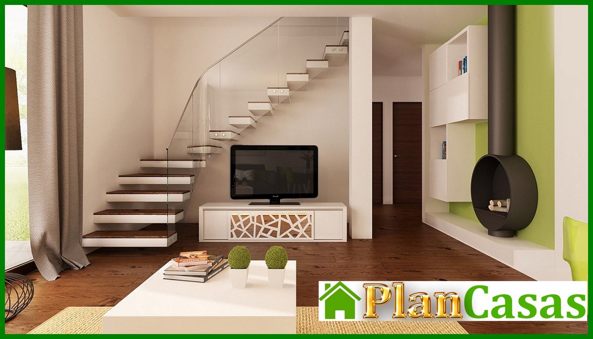 Visualization gallery - Project of a house with a gable roof and an attic room