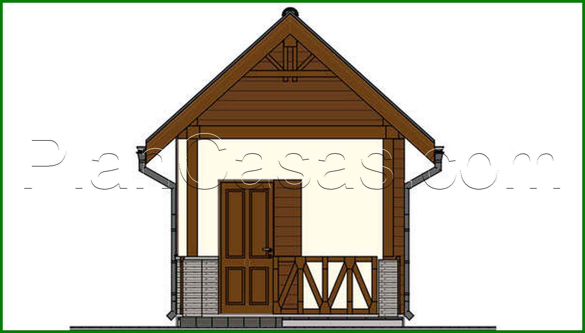 Visualization gallery - The project of a home workshop with a basement with a total area of 20 square meters. m