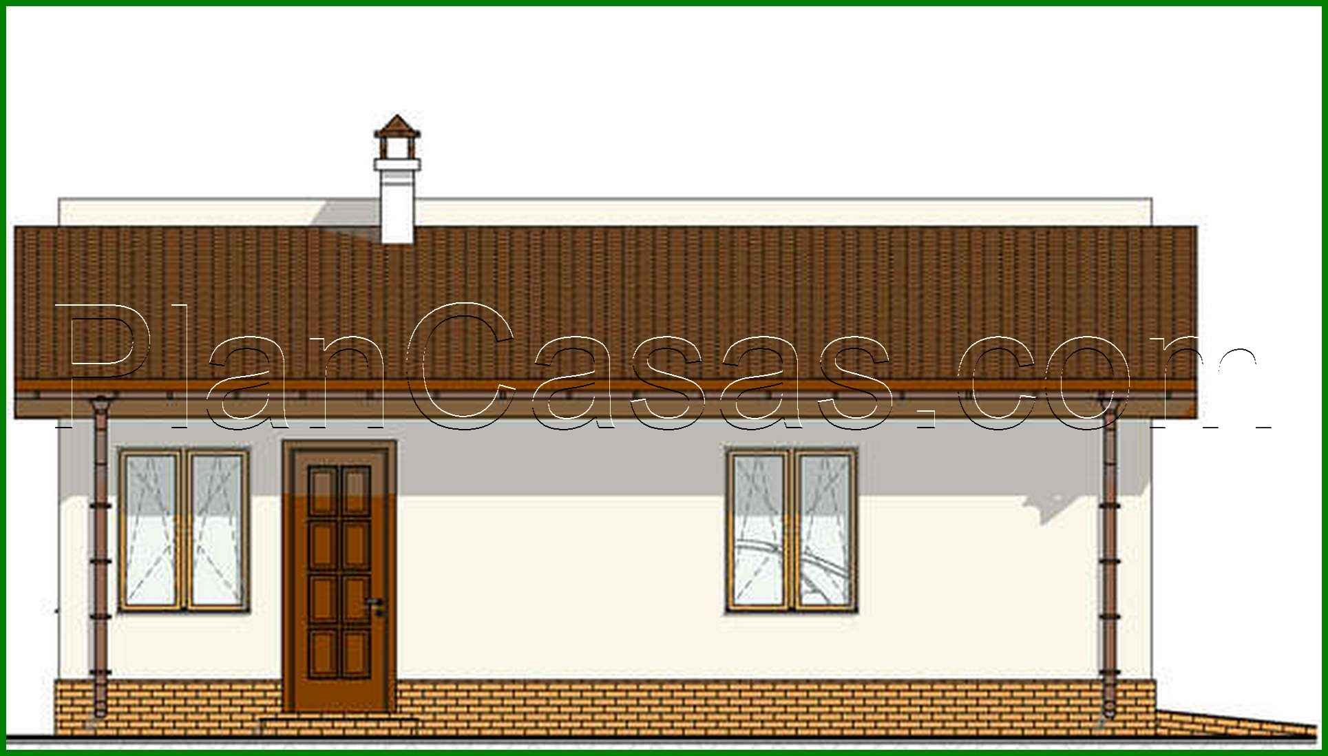 Visualization gallery - The project of a car garage with an area of 38 square meters. m