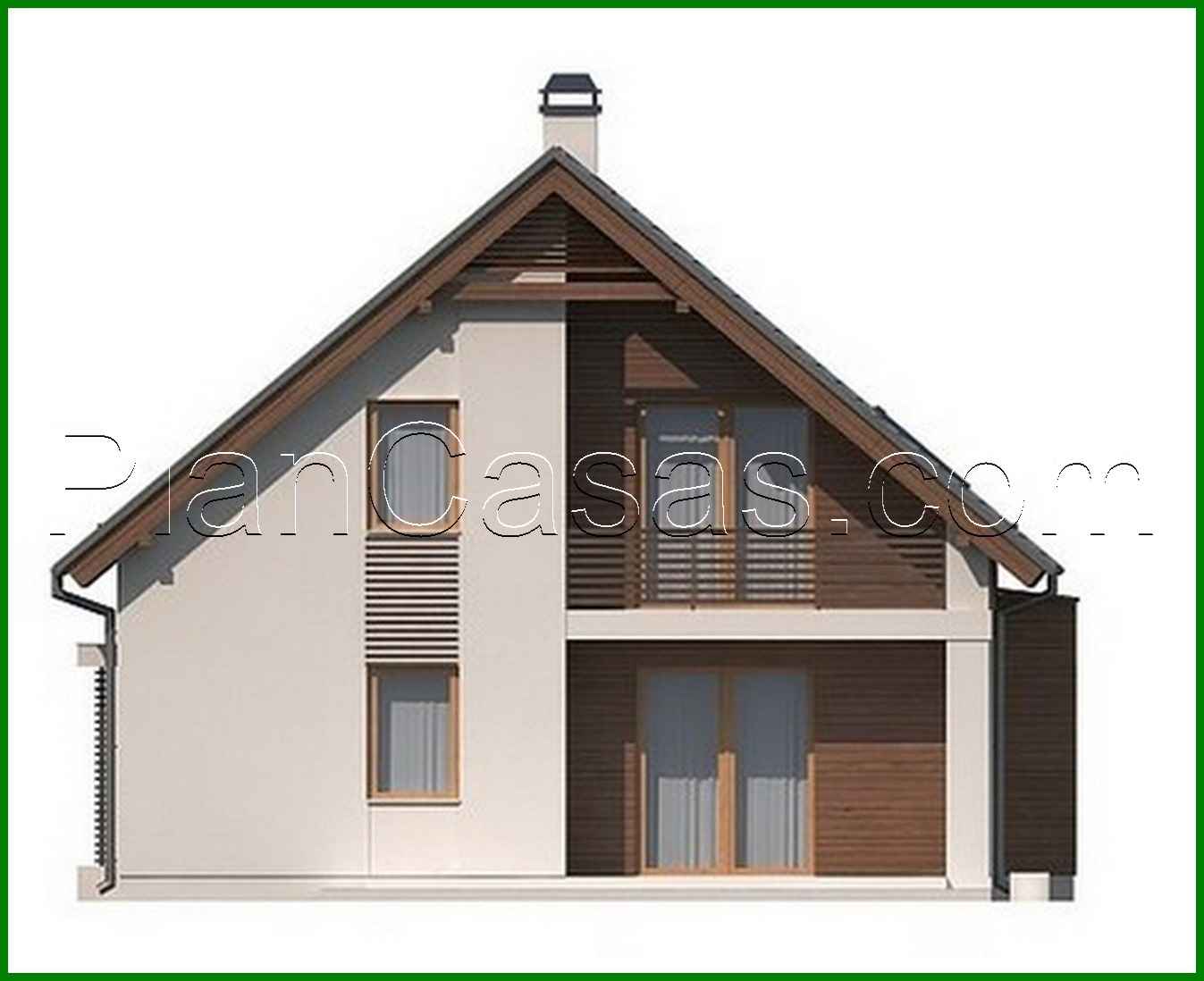 Visualization gallery - House project with attic and bay window