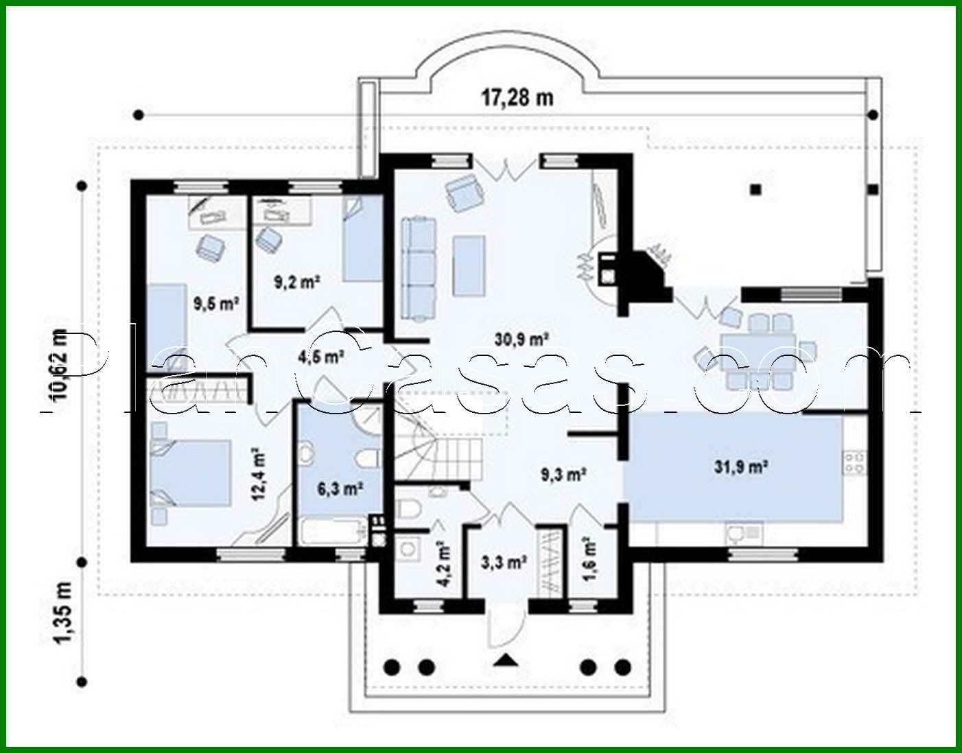 Visualization gallery - Retro style house project with four-pitched roof