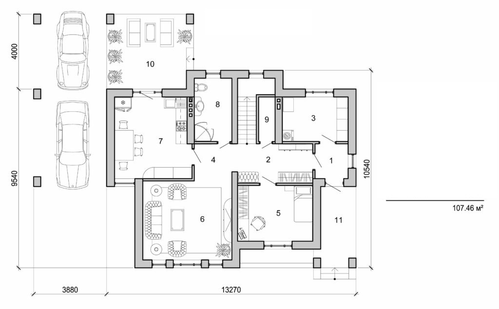 Visualization gallery - Two storey beautiful cottage
