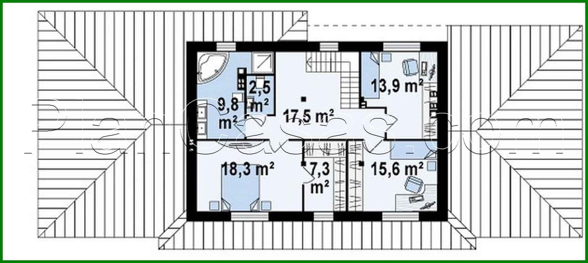 Visualization gallery - Manor project with side terrace