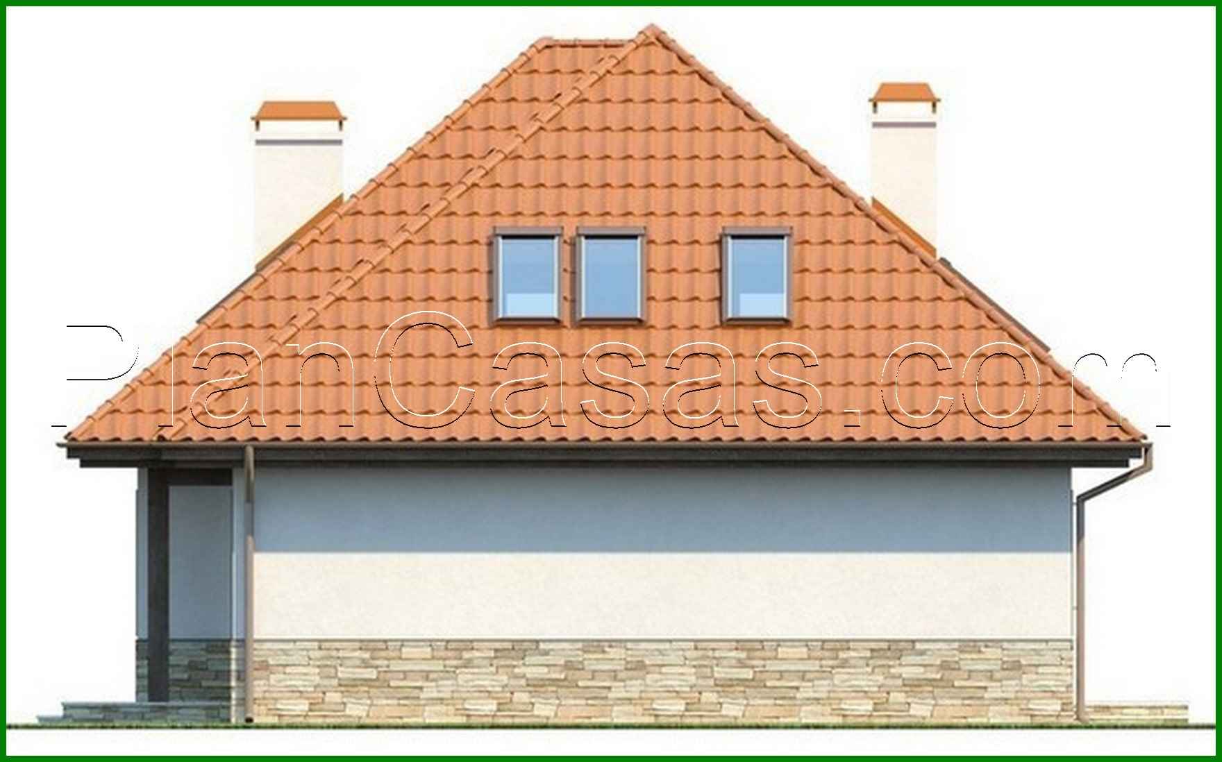 Visualization gallery - Project of a large house with an attic