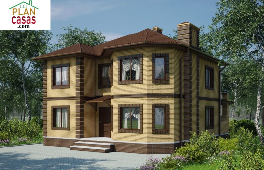 Two storey house house plan