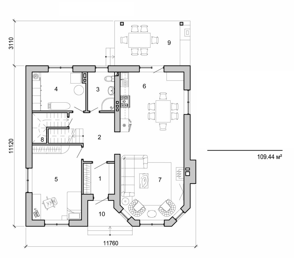 Visualization gallery - Two storey house