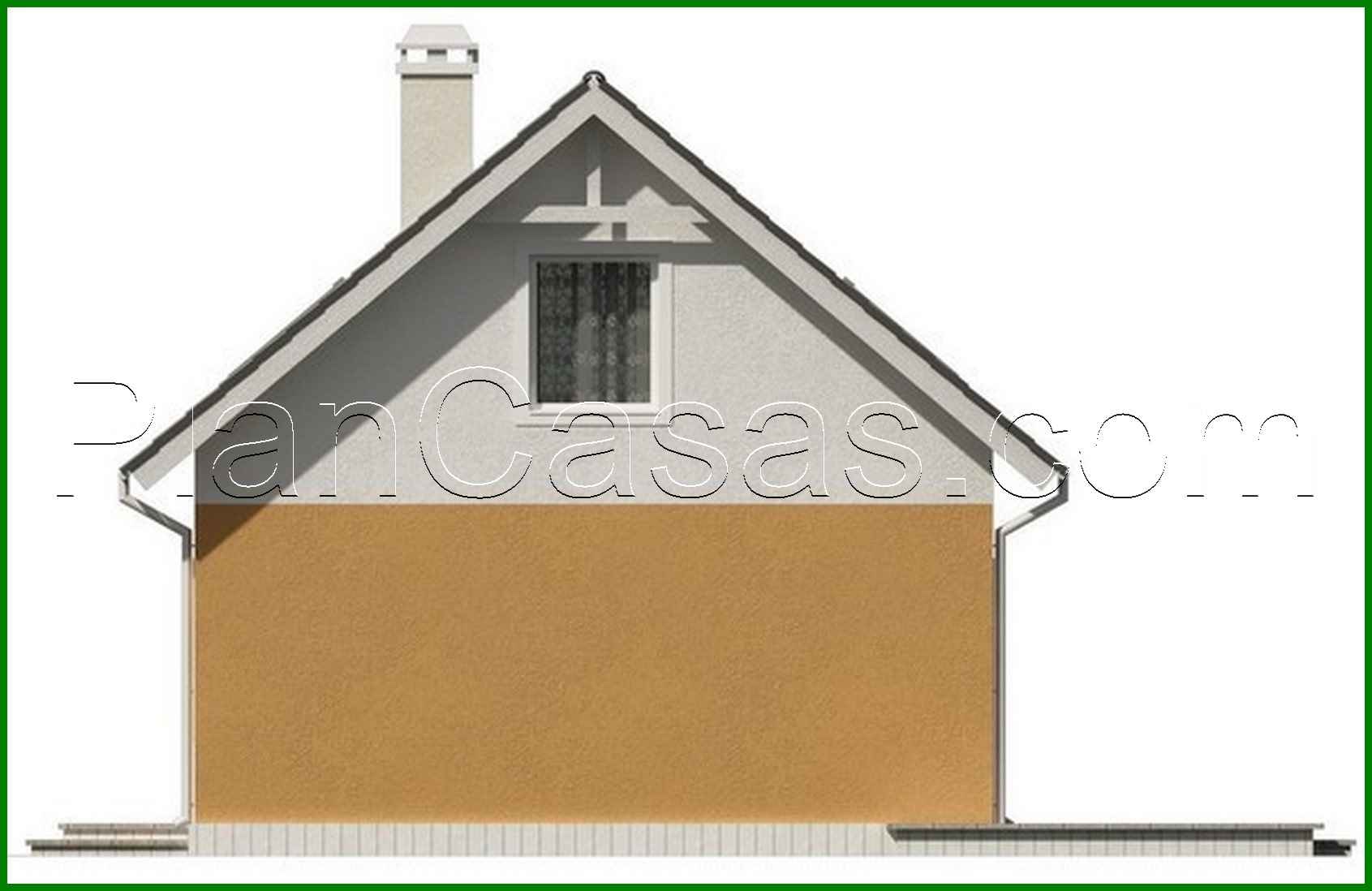 Visualization gallery - Project of a house with an attic for a small plot