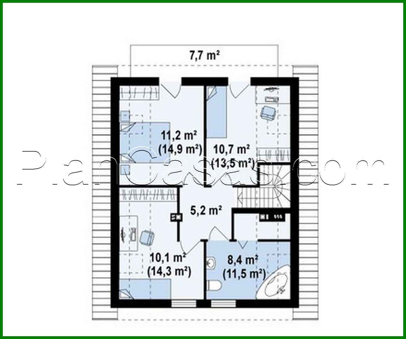Visualization gallery - House design for a narrow plot