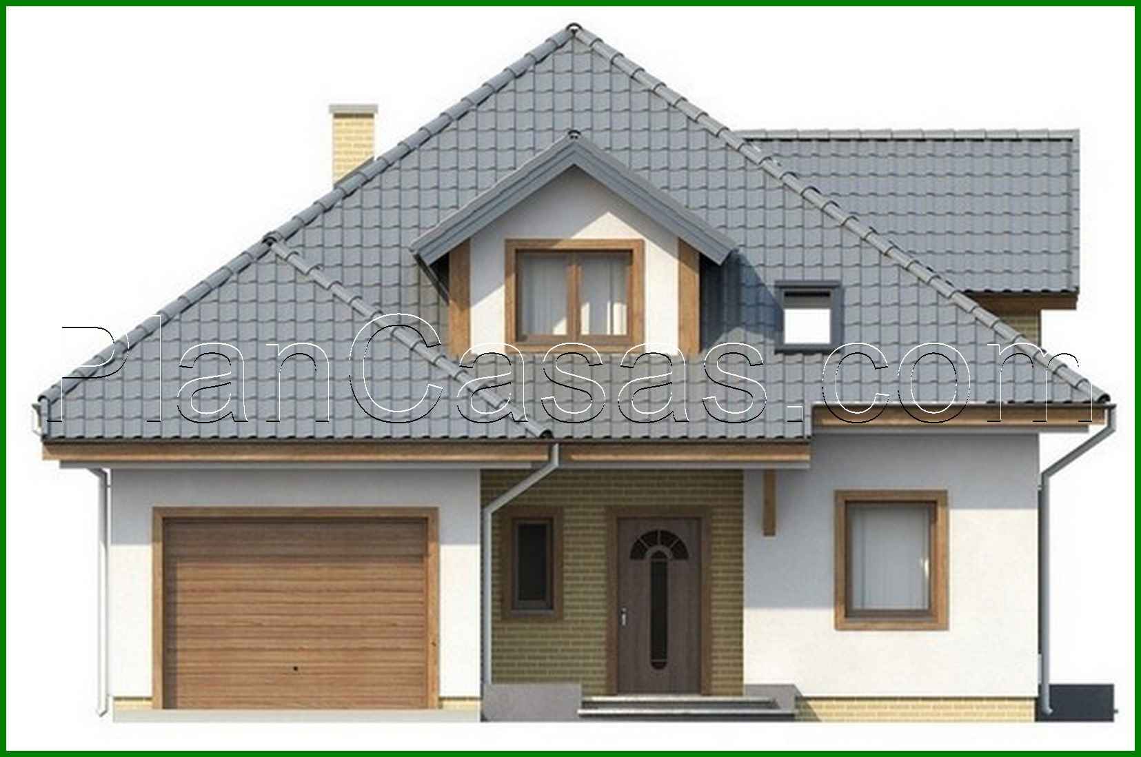 Visualization gallery - House project with attic, technical room, extra bedroom