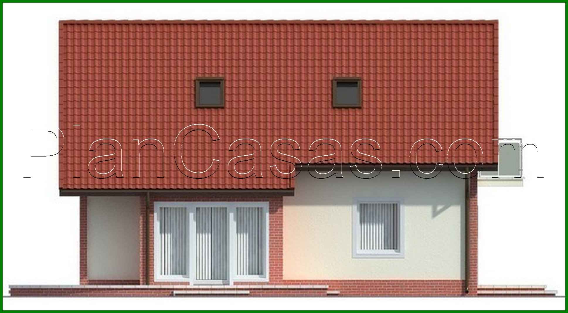 Visualization gallery - A project of a private country light cottage with an attic