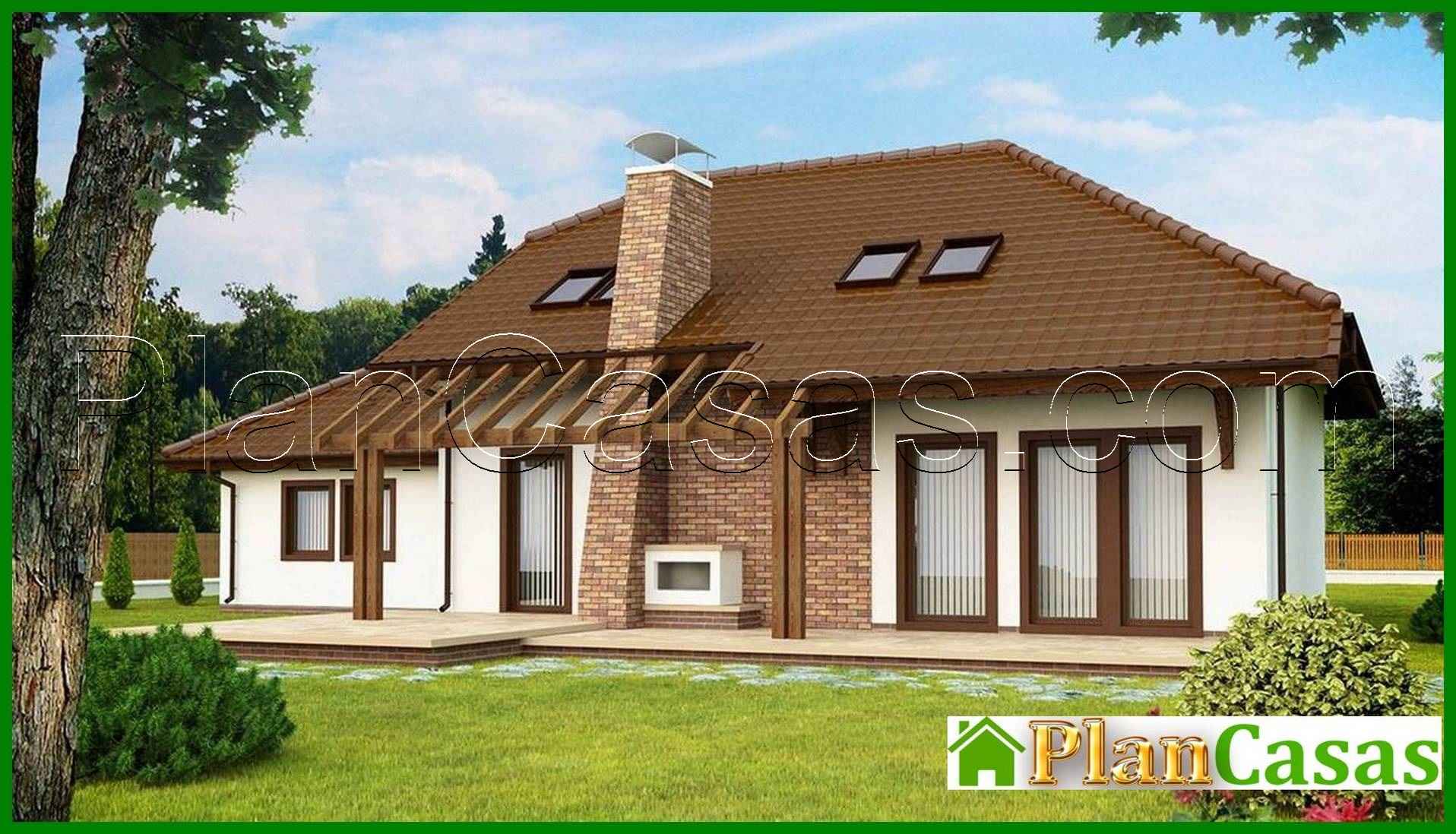 Visualization gallery - House project with an attic and a garage for two cars