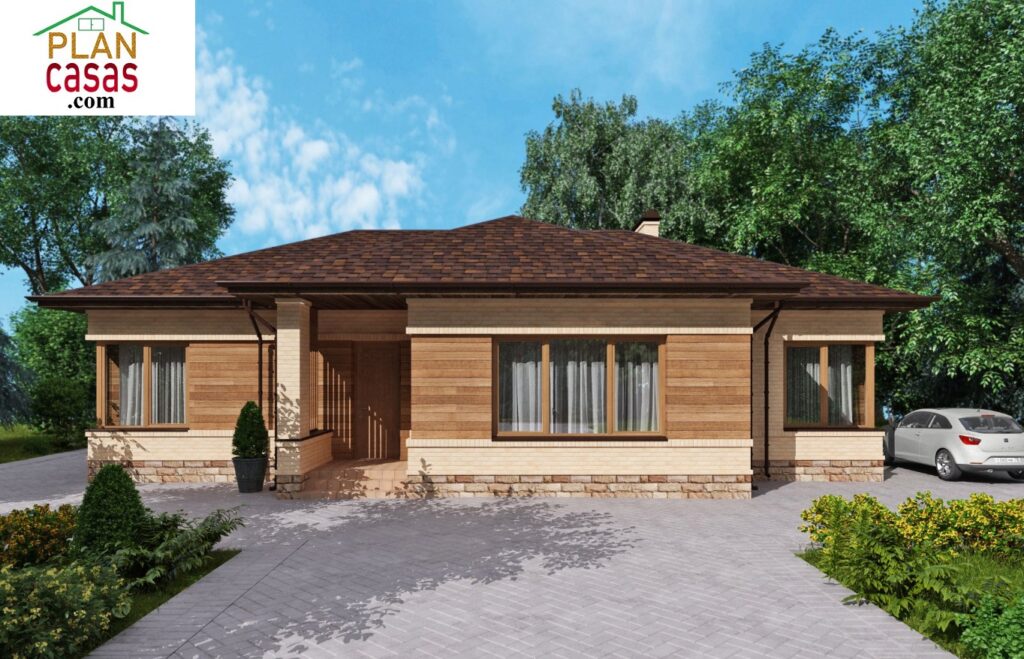 One storey house house plan