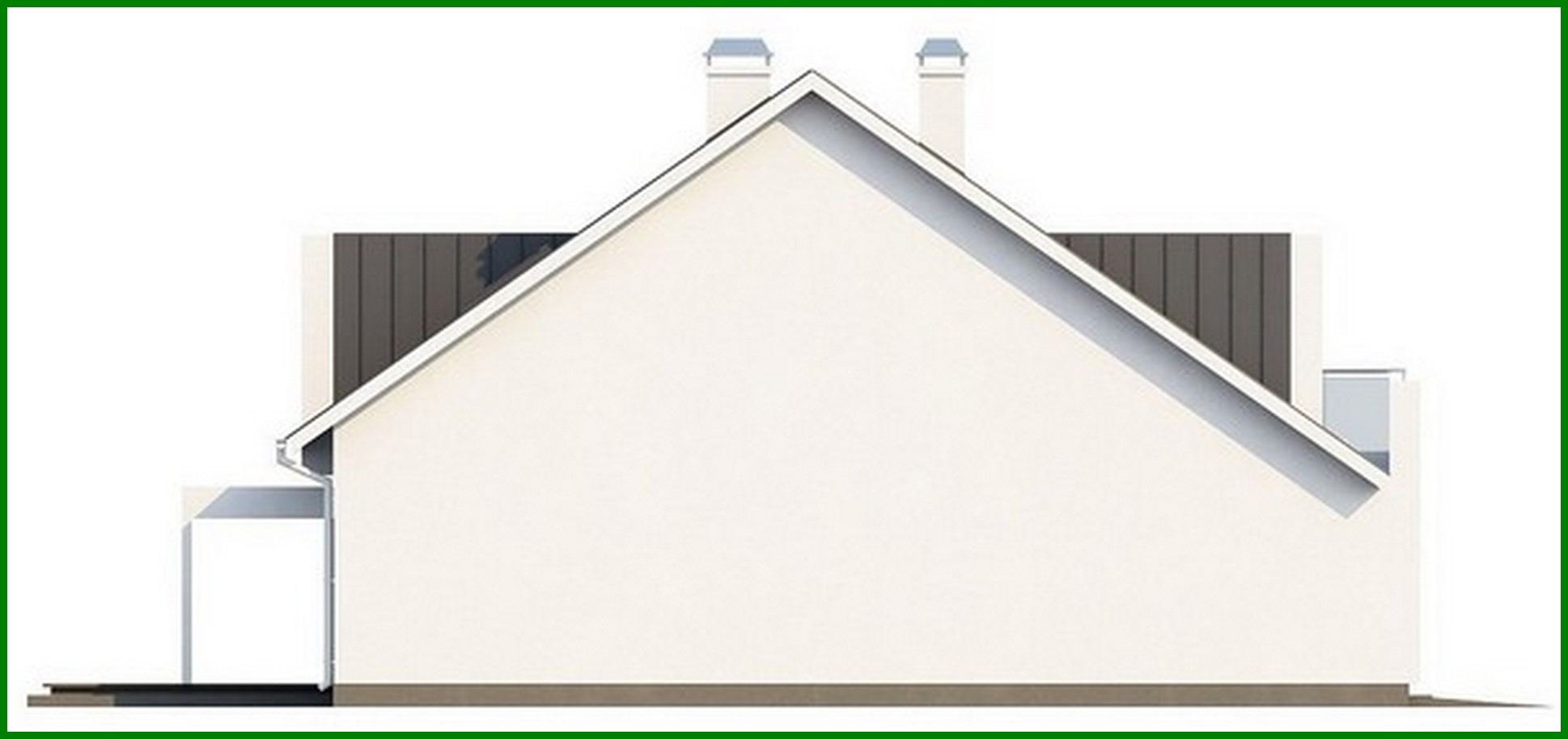 Visualization gallery - Project of a modern house with a garage