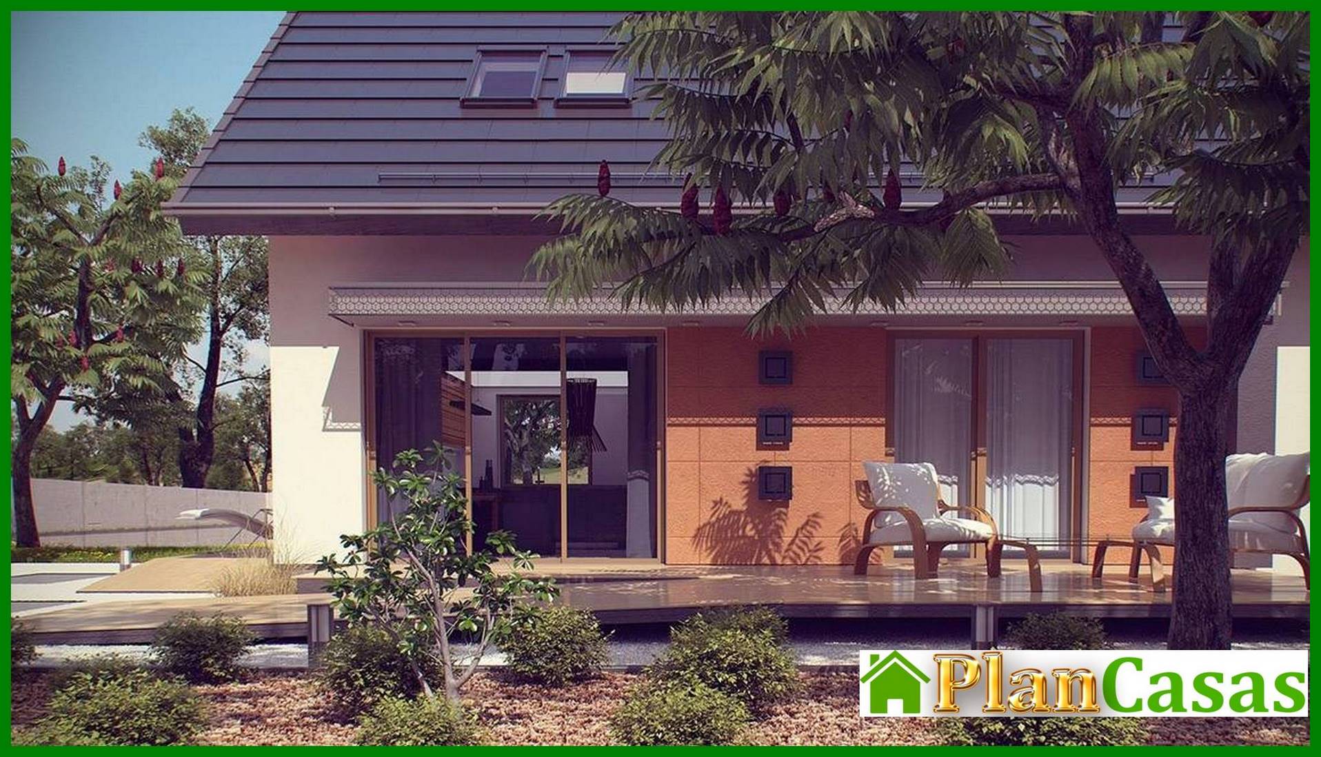 Visualization gallery - Small house project with attic and garage