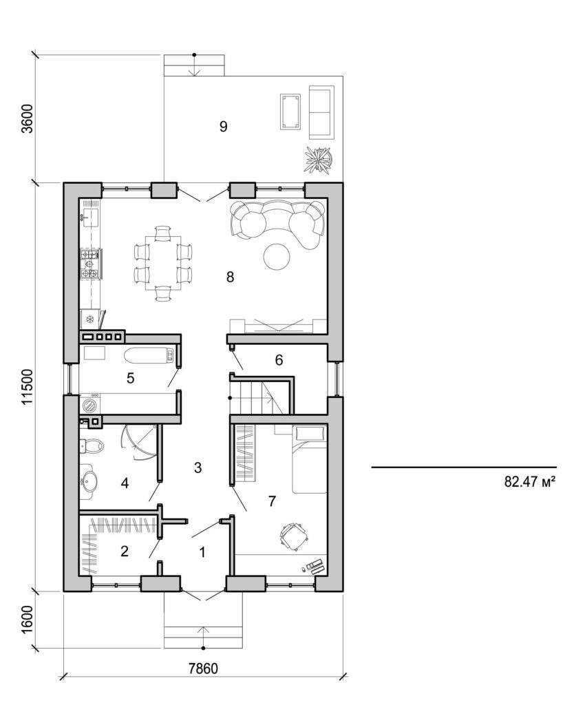 Visualization gallery - Two storey house