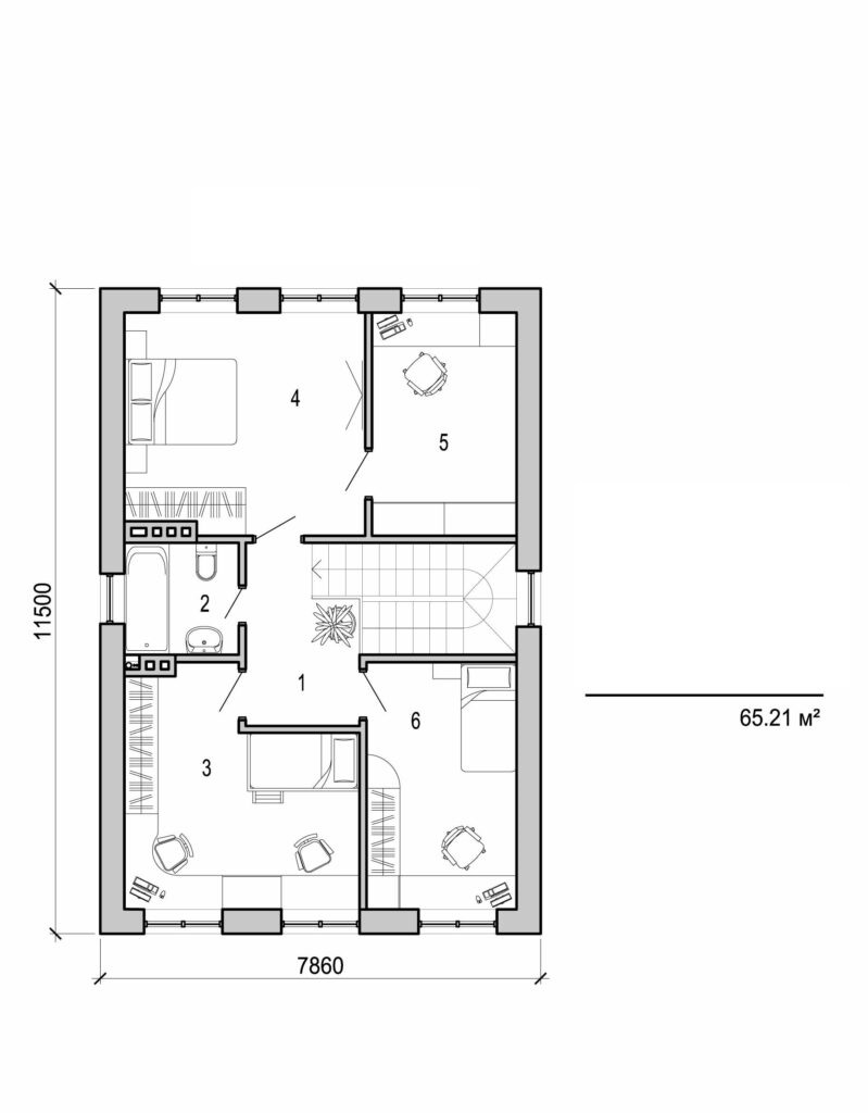 Visualization gallery - Two storey house