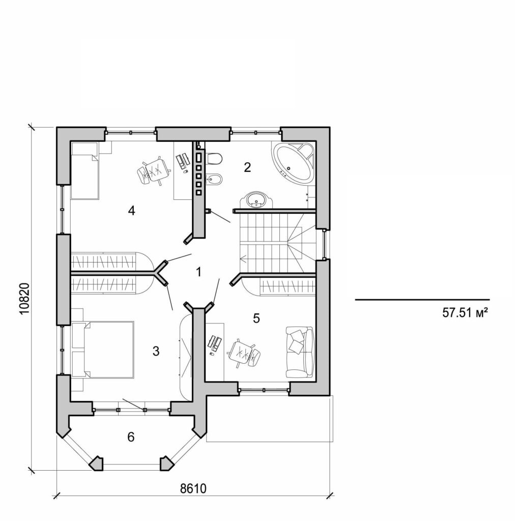 Visualization gallery - Two storey house