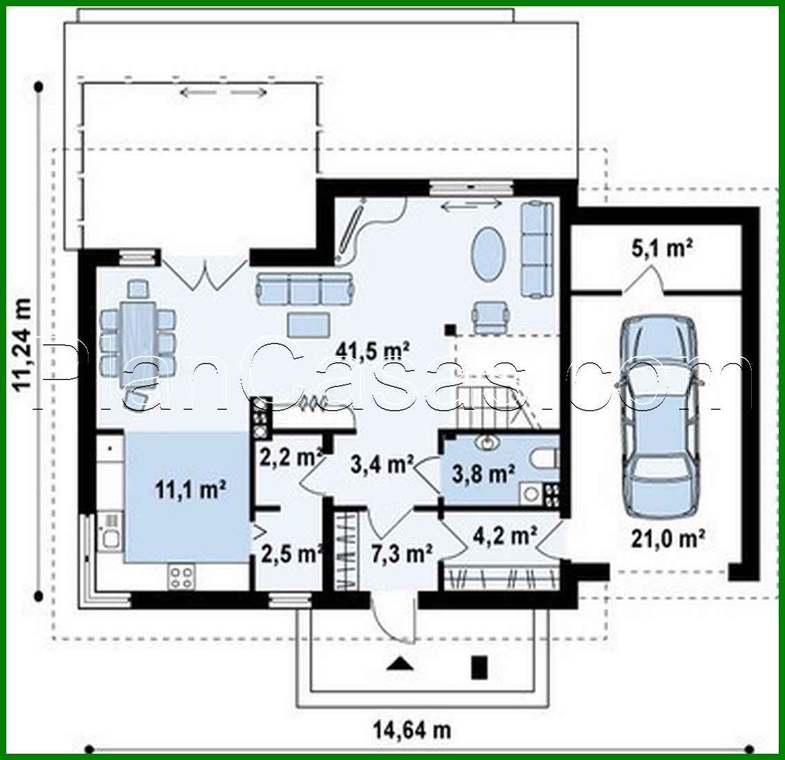 Visualization gallery - House project with a glazed terrace