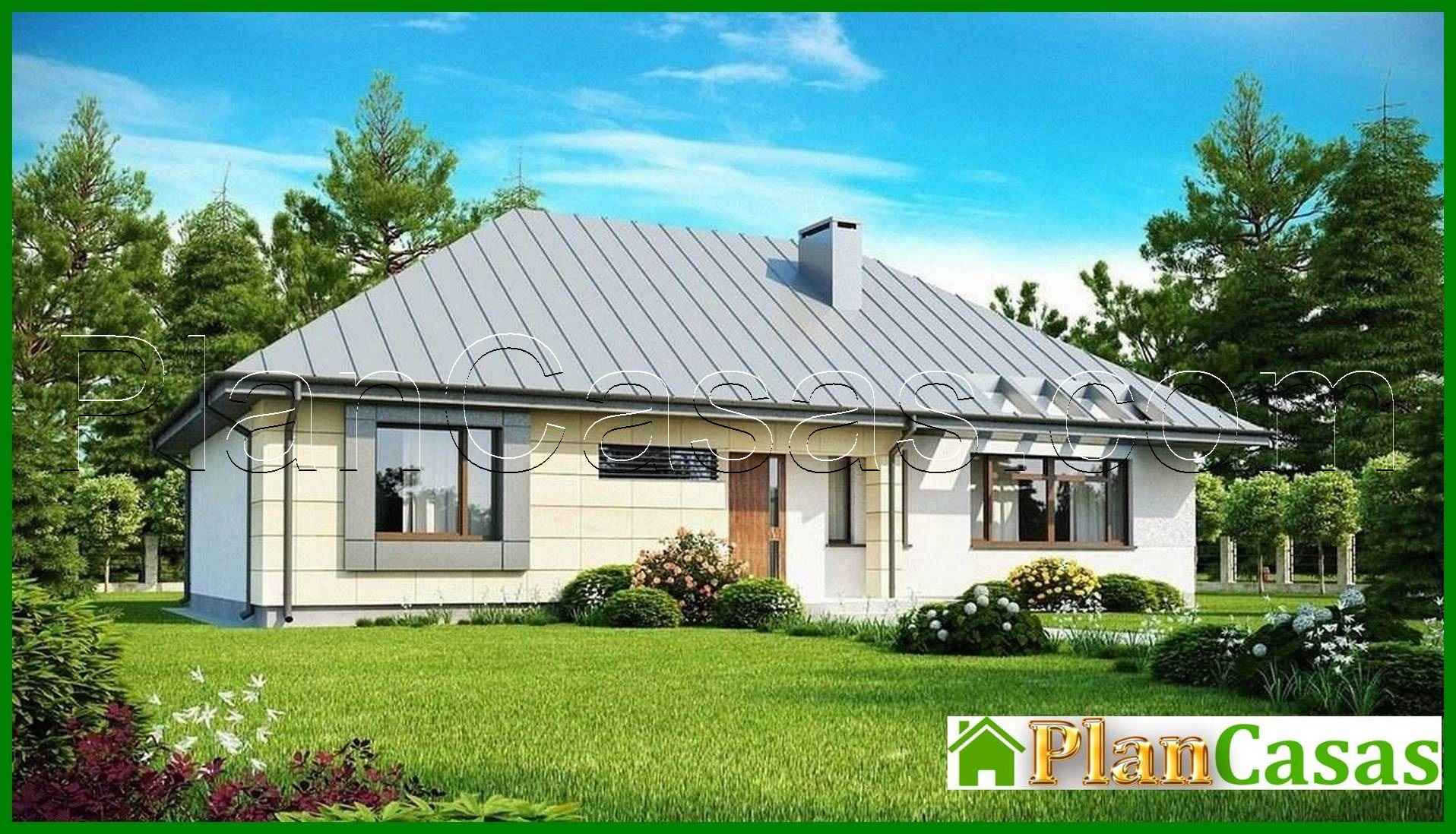 The project of a one-storey cottage with an attic house plan