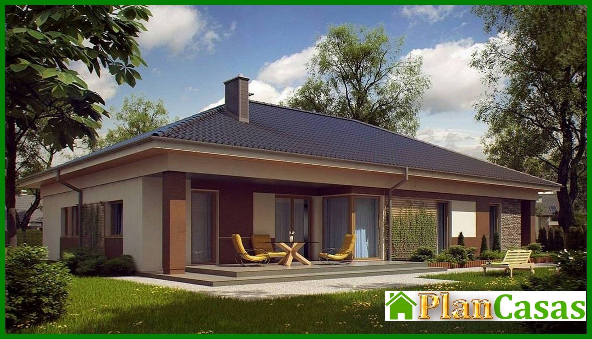 Visualization gallery - Four-bedroom cottage project