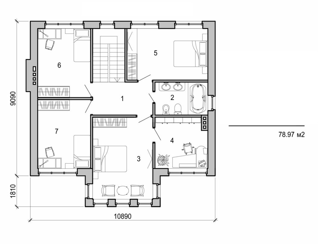 Visualization gallery - Two storey house