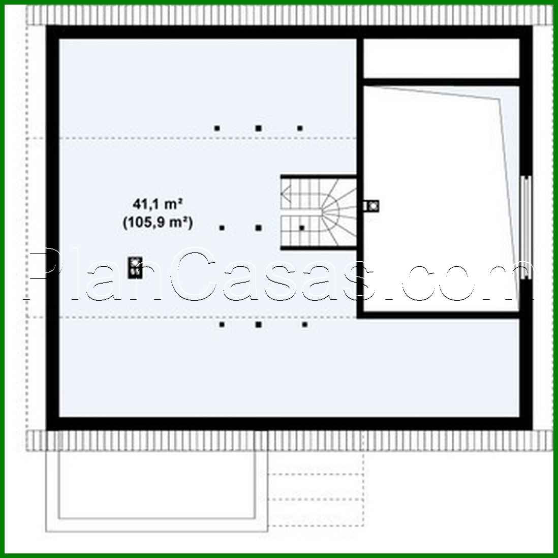 Visualization gallery - Project of a classic cottage with an attic and a mezzanine above the living room