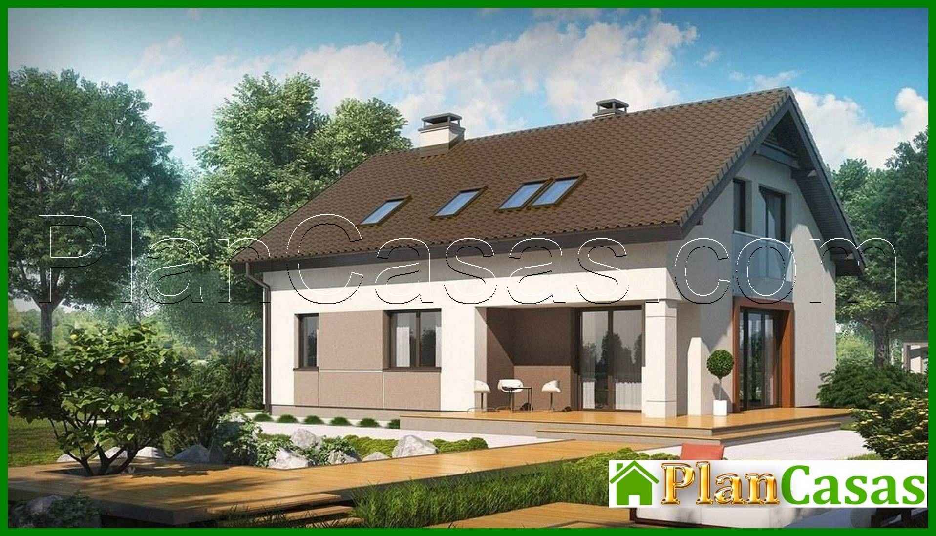 Visualization gallery - The project of an economical small cottage with an attic