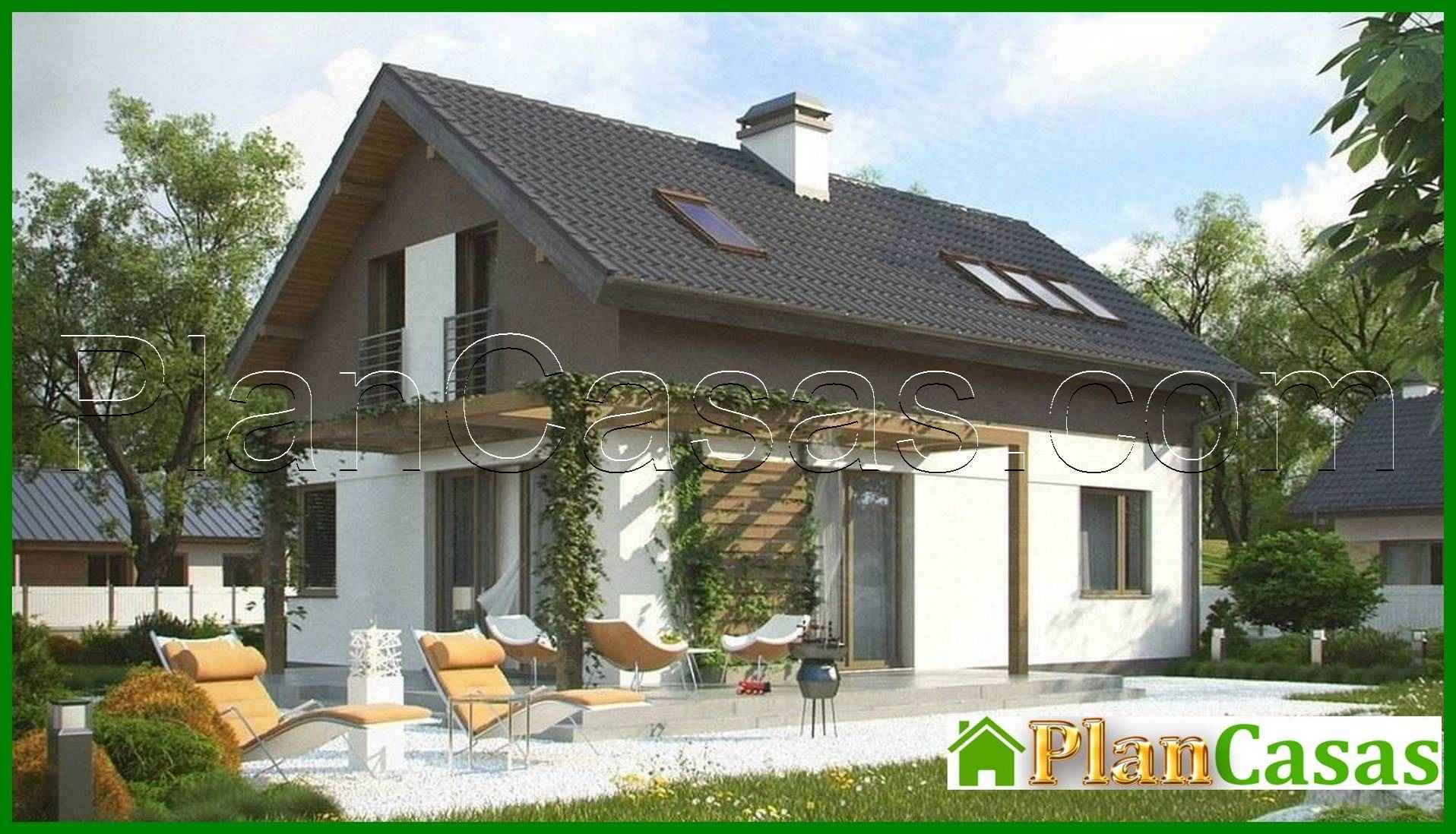 Visualization gallery - The project of a small country house with a corner window in the kitchen