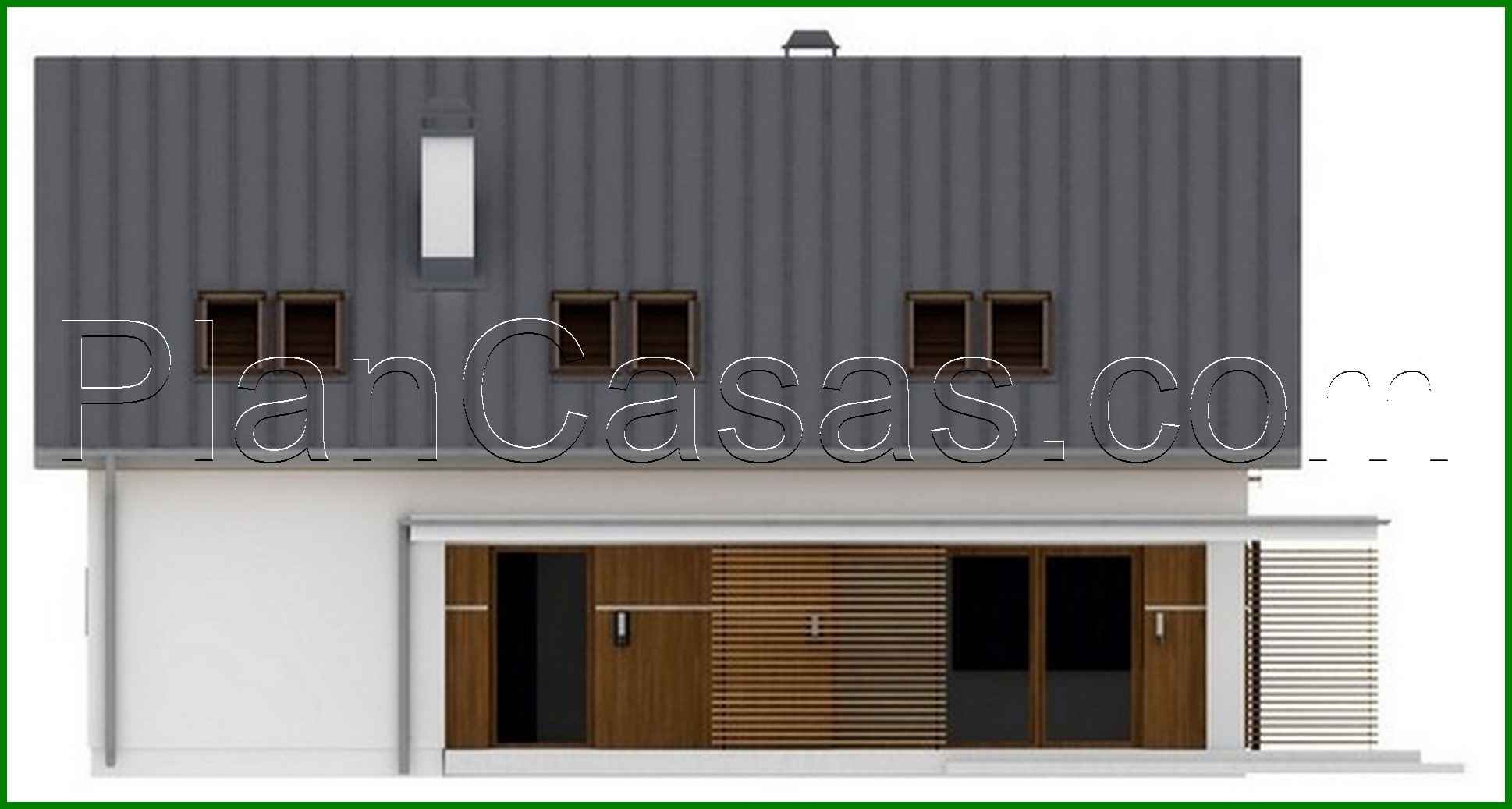 Visualization gallery - Classic house project with garage, extra bedroom