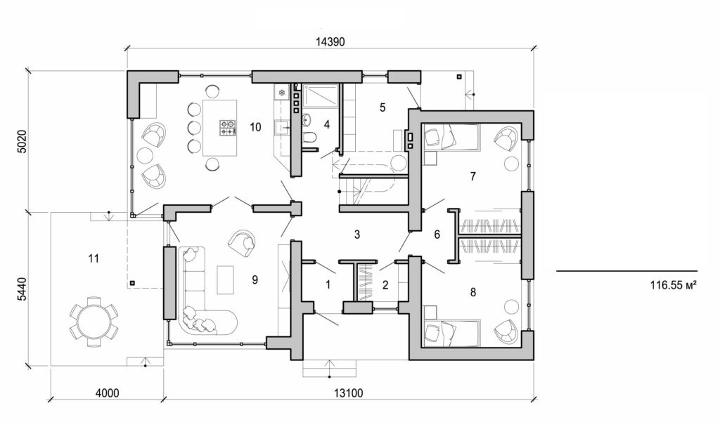 Visualization gallery - Stylish house