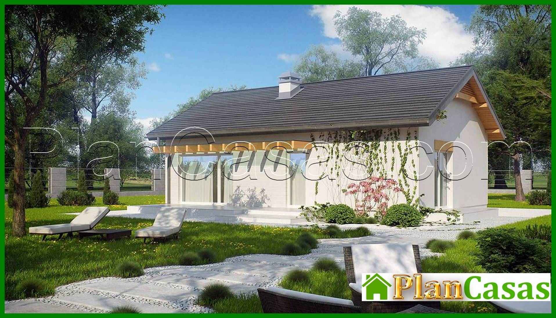 Visualization gallery - The project of a small summer cottage private one-story classic house